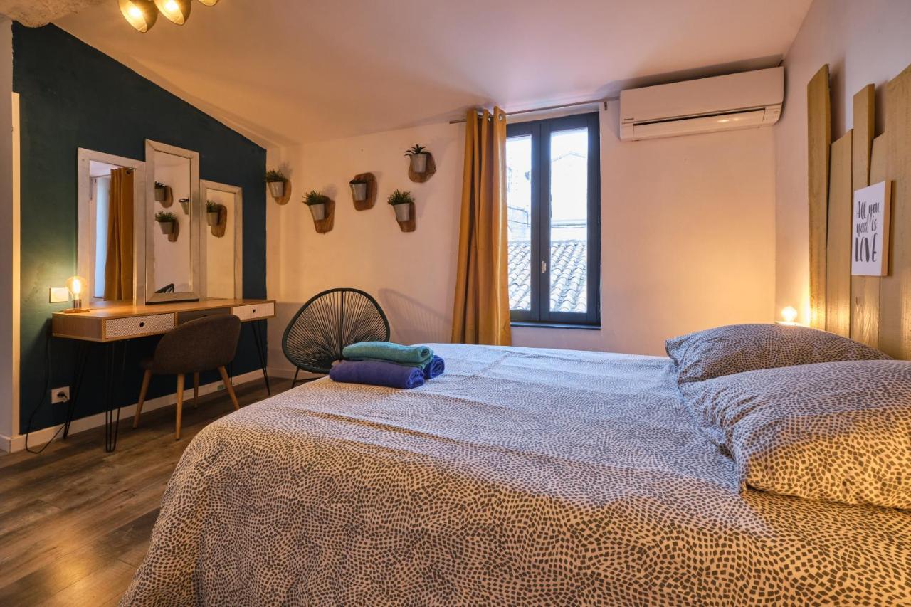 Melina - Jacuzzi - Maison Avec Cour Climatisee Proche Cite Medieval Carcassonne Ngoại thất bức ảnh