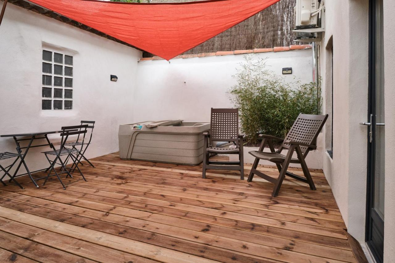 Melina - Jacuzzi - Maison Avec Cour Climatisee Proche Cite Medieval Carcassonne Ngoại thất bức ảnh
